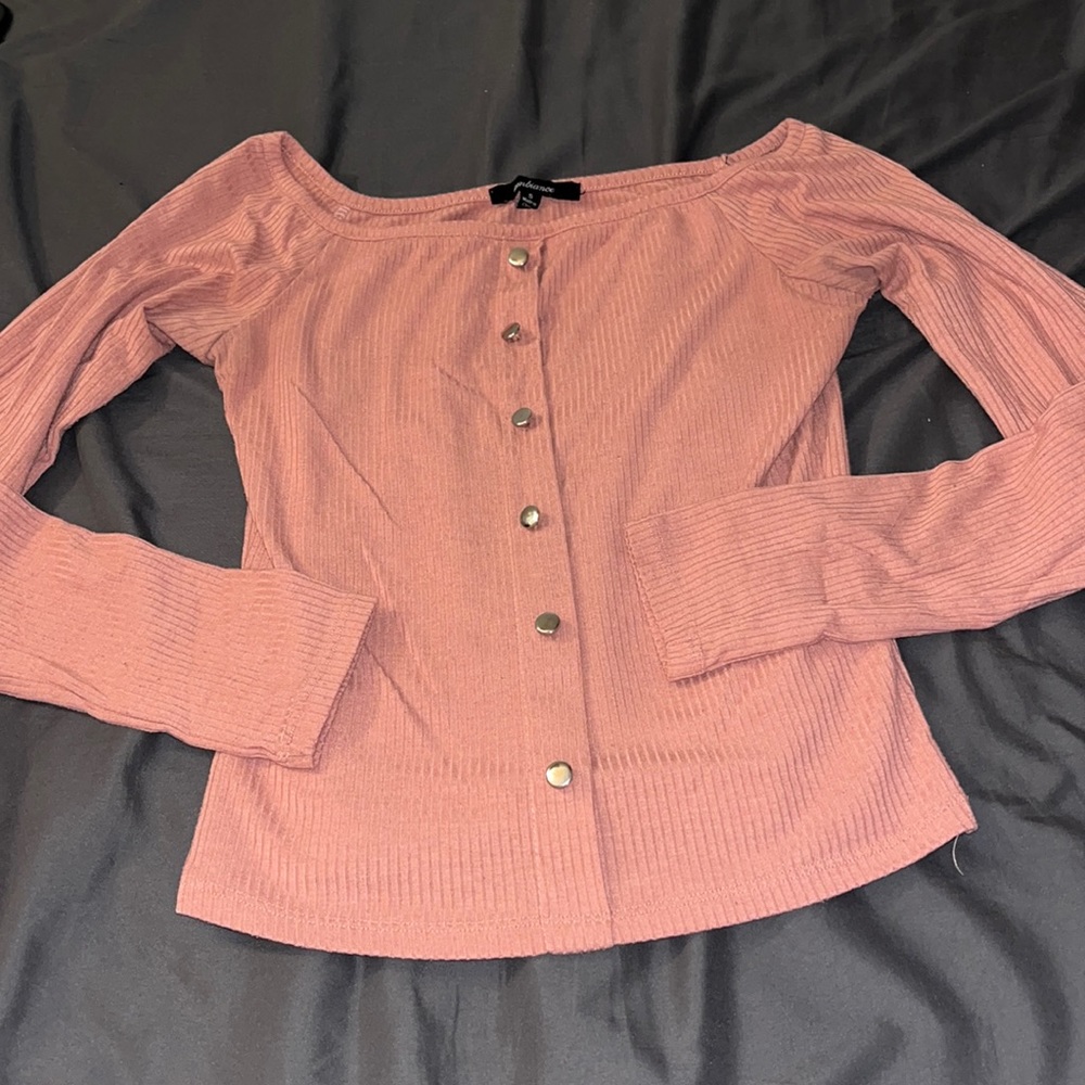 Ambiance small, off/on the shoulder long sleeve